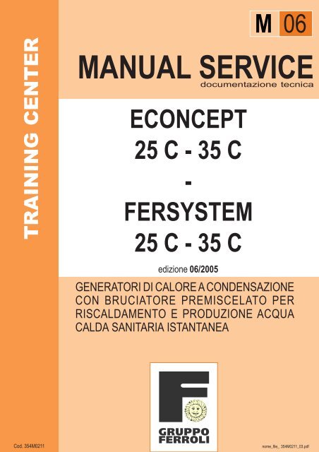 MANUAL SERVICE - Ferroli