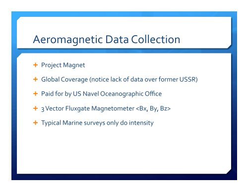 Marine Magnetic Anomalies - Martin