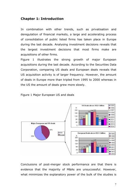 Post merger profitability analysis of shareholders. Evidence from ...