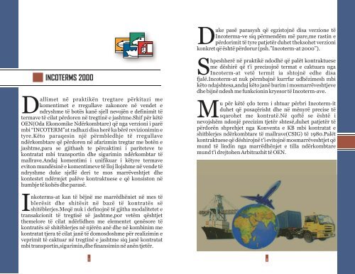 INCOTERMS 2000 - Dogana e Kosovës