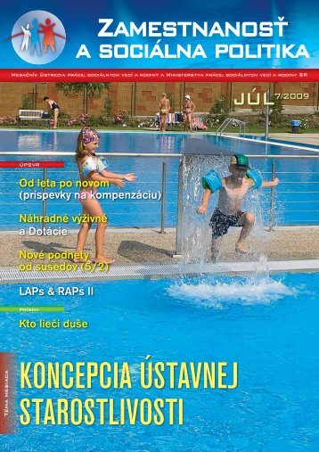 2009 07 Zamestnanost 200907 (pdf) - Ústredie práce, sociálnych ...