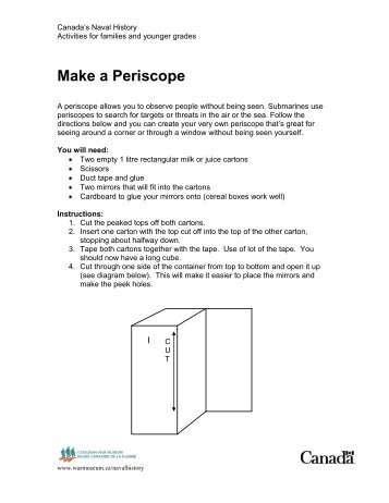 Make a Periscope (Download PDF) - Canadian War Museum