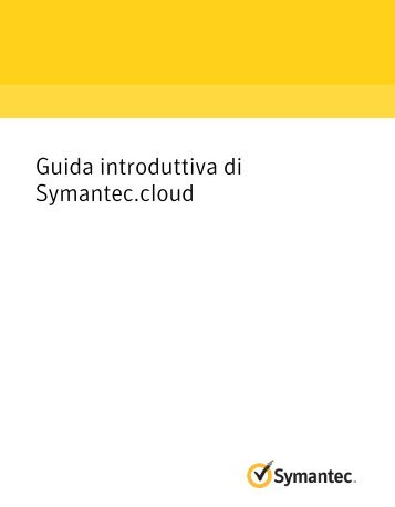 Guida introduttiva di Symantec.cloud - Symantec.cloud Help