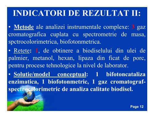 Sistem enzimatic si fotocolorimetric integrat pentru ... - Prezentare