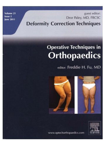 Deformity Correction Techniques 2011.pdf - Ilizarov
