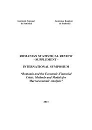 Romania and the Economic-Financial Crisis. Methods and - Revista ...