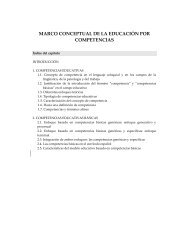 MARCO CONCEPTUAL DE LA EDUCACIÃN POR COMPETENCIAS