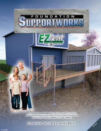 Foundation Supportworks - EZ Post Helical Support System Brochure