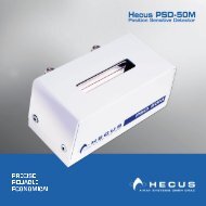 Specifications Hecus PSD 50M Detector - Hecus X-Ray Systems