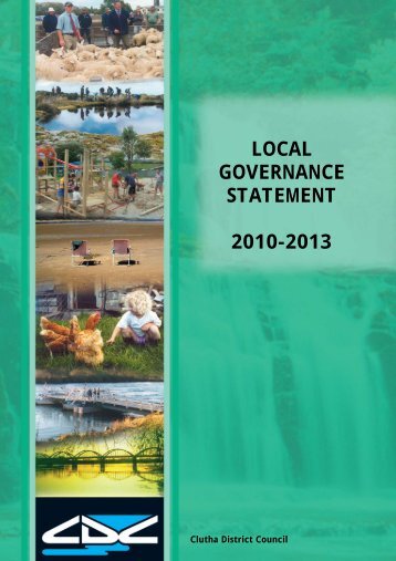 Local Governance Statement 2 - Clutha District Council