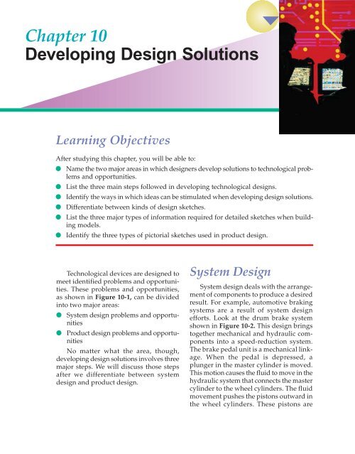 Chapter 10 Developing Design Solutions