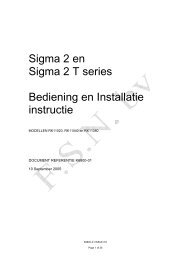 Kentec Sigma handleiding - Ricor Security