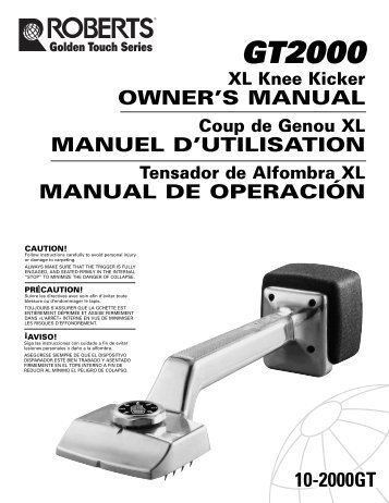 10-412 Owner's Manual.qxd - Roberts Consolidated