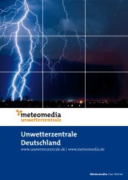 Unwetterzentrale Deutschland - Meteomedia AG