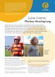 SoMA-THEMA: Morbus Hirschsprung - SoMA eV