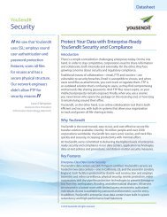 YouSendIt Security Data Sheet – Secure File Transfer and Data ...