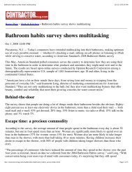 Bathroom habits survey shows multitasking - MaP Toilet Testing