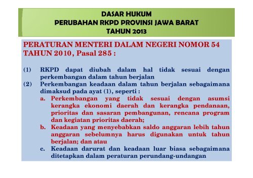 (RKPD) - Bappeda - Pemerintah Provinsi Jawa Barat