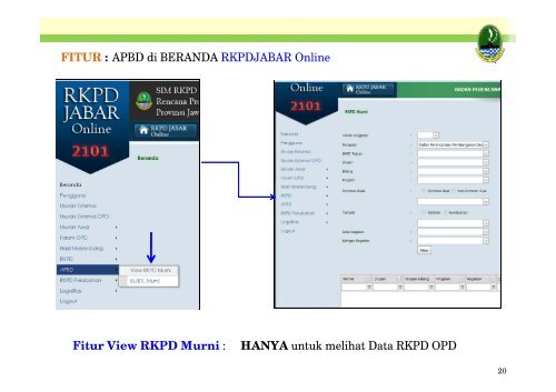 (RKPD) - Bappeda - Pemerintah Provinsi Jawa Barat