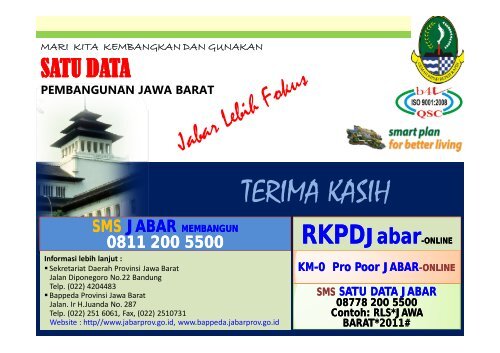 (RKPD) - Bappeda - Pemerintah Provinsi Jawa Barat