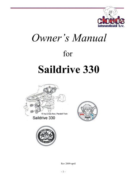 Owner's Manual Saildrive 330 - CLOUDS.NL