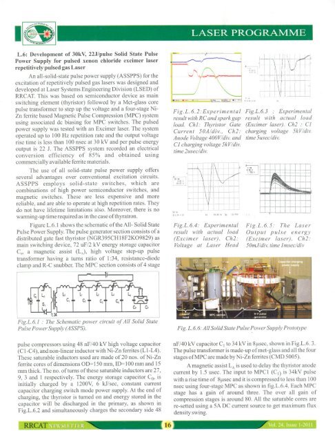 Development of 30kV,22J /pulse Solid State Pulse Power Supply for ...