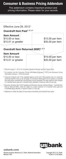 Us bank overdraft fee deals