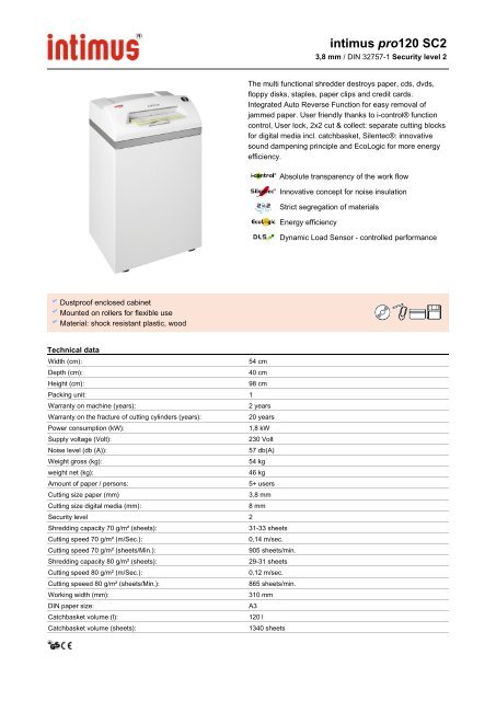 Intimus Pro120 Sc2