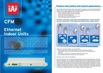 Ethernet Indoor Units CFM