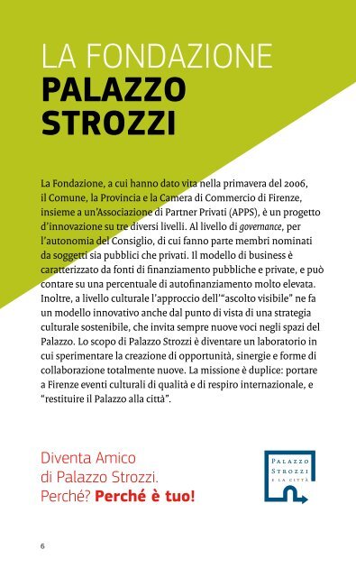 Scarica il booklet Amici di Palazzo Strozzi