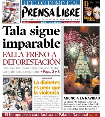 FALLA FRENO A DEFORESTACIÃN - Prensa Libre