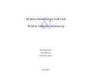 Chronik Seite 1 - Marienburger Golf-Club KÃ¶ln