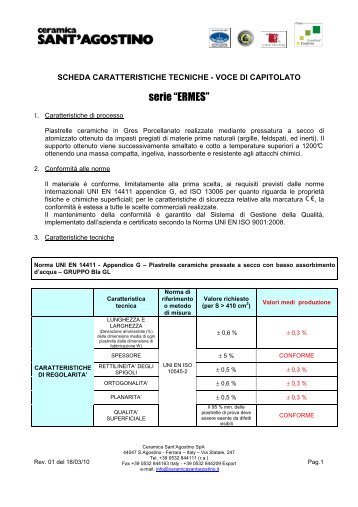 ERMES _cap - Ceramica Sant'Agostino