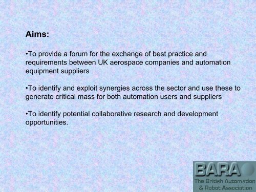 HERE - British Automation & Robot Association