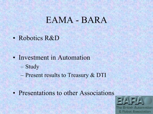 HERE - British Automation & Robot Association