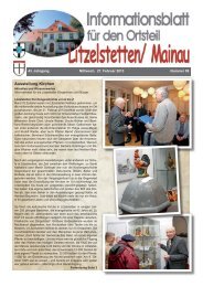 Mitteilungsblatt vom 27.02.2013 - Ortsverwaltung Konstanz ...