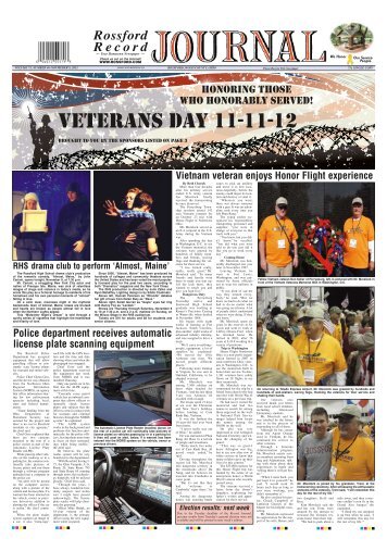 VETERANS DAY 11-11-12 - The Rossford Record Journal