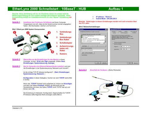 Aufbau-Anleitung (deutsch) - Zeitmessung.de