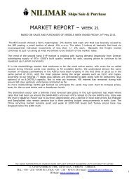 MARKET REPORT â WEEK 21 - nilimar