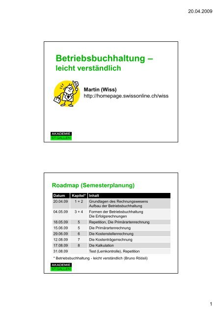 Betriebsbuchhaltung Ã¢Â€Â“