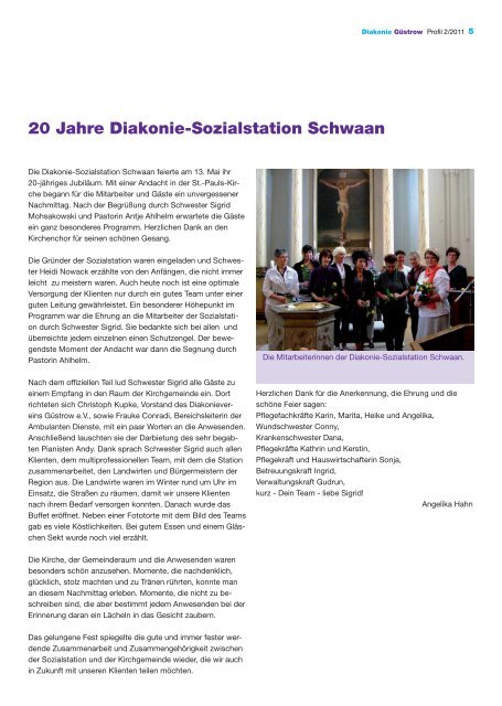 Download (PDF) - Diakonieverein Güstrow e.V.