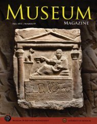 Fall 2011 - Museum of Art and Archaeology - University of Missouri