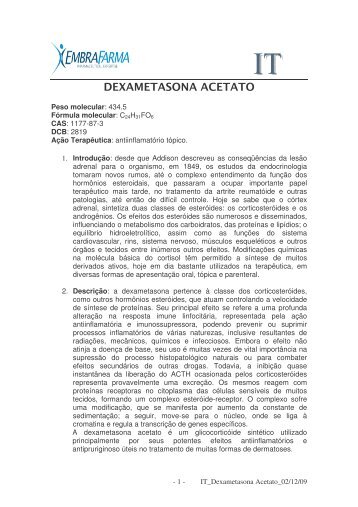 DEXAMETASONA ACETATO - EMBRAFARMA