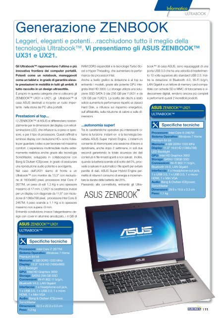 Ultrabook di classe