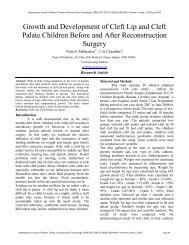 Growth and Development of Cleft Lip and Cleft Palate ... - Statperson