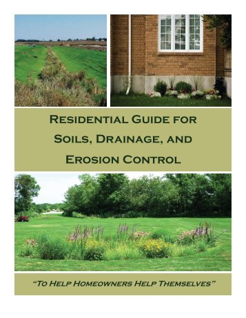 Residential Guide for Soils, Drainage, and Erosion Control