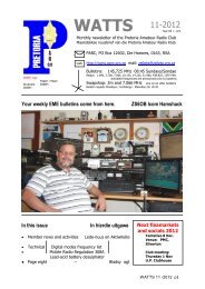 Display - Pretoria Amateur Radio Club