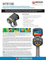 M7815b Data Sheet - Infrared camera sales and leasing