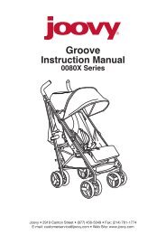Groove Instruction Manual - Joovy