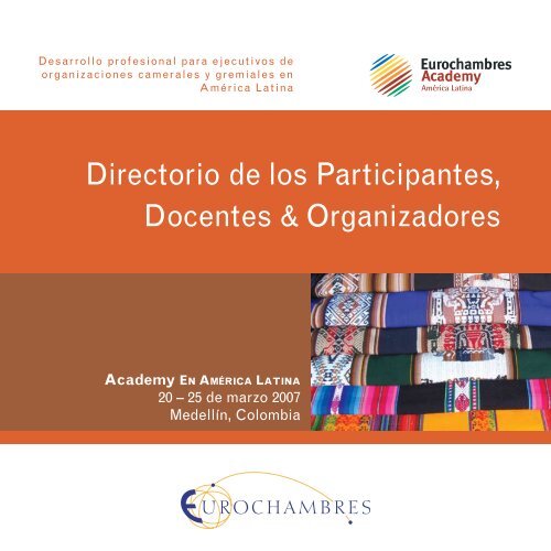 Directorio de los Participantes, Docentes & Organizadores